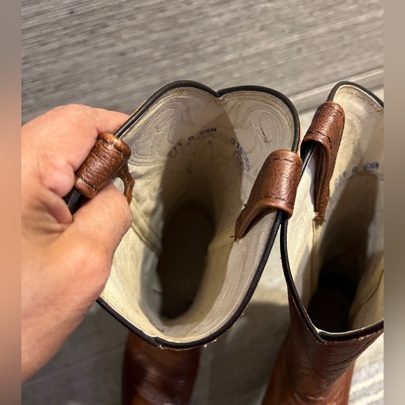 Dan Post cowgirl boots Brown size 6 1/2 Preowned Great Condition - Picture 9 of 12